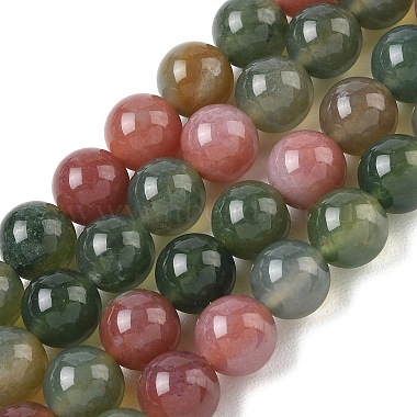 Natural Indian Agate Bead Strands(G-J358-02-8mm)-2