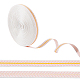Polyester Leaf Pattern Ribbon(OCOR-WH0101-156A)-1