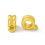 Matte Gold Color Ring Alloy Tube Bails(FIND-G045-72MG)
