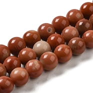 Natural Jasper Beads Strands, Round, 8~8.5mm, Hole: 1.4mm, about 47pcs/strand, 15.28''(38.8cm)(G-H298-A14-03)
