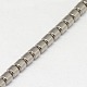Electroplate Non-magnetic Synthetic Hematite Beads Strands(G-J163-3x3mm-05)-3