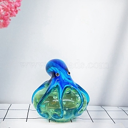 Miniature Octopus Display Decorations, for Home Decoration, Dodger Blue, 95x100mm(LAMP-PW0001-24)