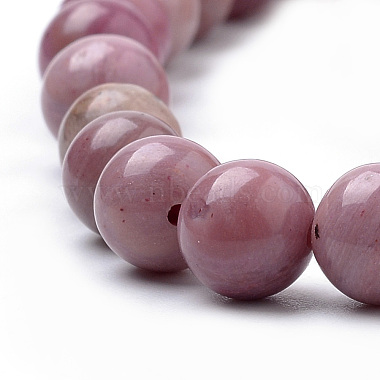 Natural Rhodonite Beads Strands(G-S259-08-12mm)-3