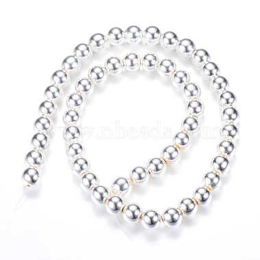 Chapelets de perles en hématite synthétique sans magnétique(X-G-Q466-10mm-02)-2