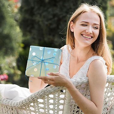 虹色のグラデーションの誕生日プレゼント包装紙(DIY-FZC0002-03A)-7