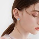 4 Pairs 4 Style Natural Quartz Crystal Round Ball Stud Earrings Set(JE958A)-3