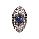 Natural Lapis Lazuli Retro Finger Rings(RJEW-B067-02R-30)-2