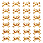 24Pcs Ion Plating(IP) 304 Stainless Steel Charms, Bowknot Charm, Real 18K Gold Plated, 10x15x4mm, Hole: 1mm(STAS-DC0016-83)