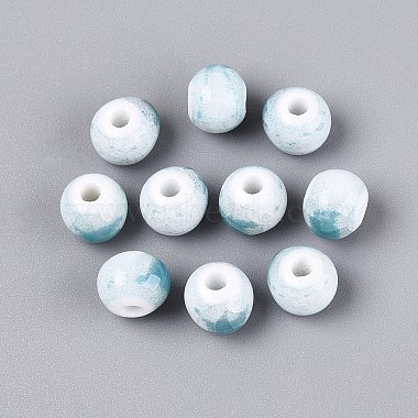 Handmade Crackle Porcelain Beads(PORC-Q008-06B-07)-1