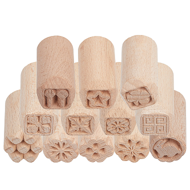 Tan Wood Stamps