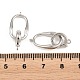 Brass Fold Over Clasps(KK-H292-25P)-3