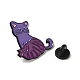 Cat Shape Enamel Pins(JEWB-P039-01EB-03)-3