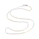 925 Sterling Silver Cable Chain Necklaces for Women(NJEW-A014-06)-2