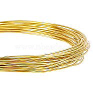 Brass Craft Wire, Round, Raw(Unplated), 18 Gauge(1mm), 10m/roll(CWIR-WH0007-02G-1mm)