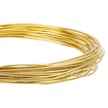 Brass Craft Wire, Round, Raw(Unplated), 18 Gauge(1mm), 10m/roll