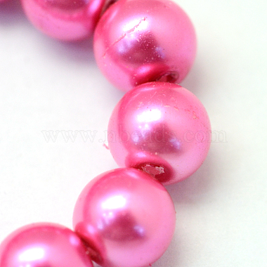 Chapelets de perles rondes en verre peint(HY-Q003-6mm-54)-3