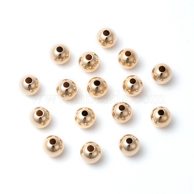 Gelbgold gefüllte Perlen(KK-G156-4mm-1)-2