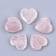 Natural Rose Quartz Heart Love Stone(G-T125-06A)-1