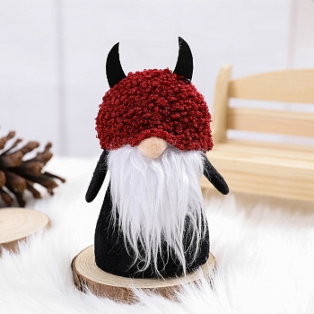 Halloween Gnome Cloth Display Decorations, for Home Office Desk, Deer, 90x120mm