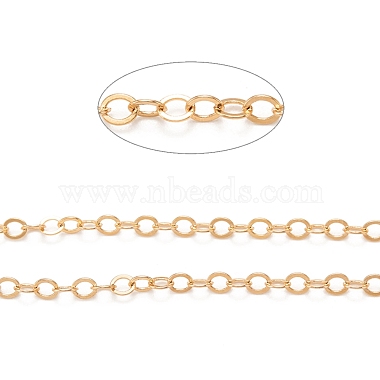 Brass Cable Chains(CHC-S003-08G)-2