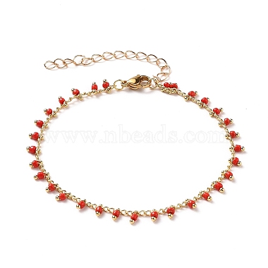 Beaded Bracelets & Charm Bracelets Set(BJEW-JB05742)-6