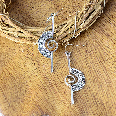Zinc Alloy Dangle Earrings(FS-WG8C7C6-01)-5