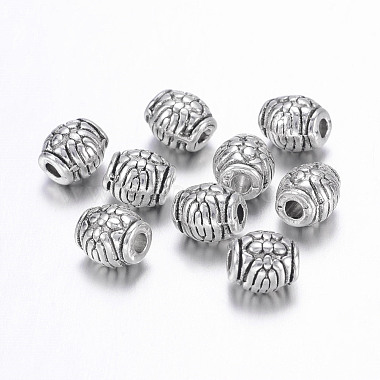 6mm Drum Alloy Beads