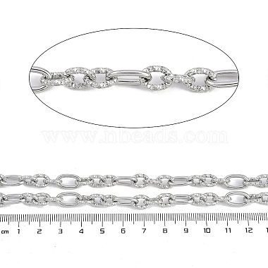 304 Stainless Steel Twist Oval Link Chains(CHS-K017-03P)-3