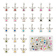 36Pcs 12 Colors Alloy Angel Pendant Decorations(FIND-TA0001-92)-1