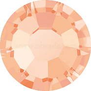 Preciosa&reg MAXIMA Crystal No Hotfix Flatback Stones, Czech Crystal, Aluminium Layer, Round(438 11 615 Chaton Rose), 00030 266 Apricot, SS16(3.8~4mm)(Y-PRC-NSS16-00030-266)