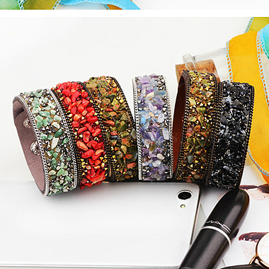 Flannelette Snap Bracelets(BJEW-N0011-003A)-2