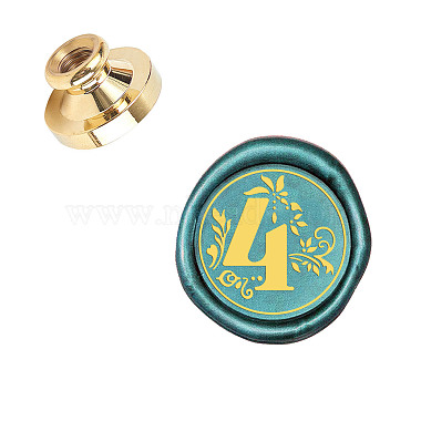 Wax Seal Brass Stamp Head(AJEW-WH0130-874)-2