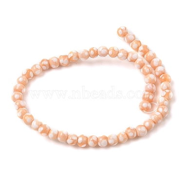 Handmade Lampwork Beads(LAMP-D002-6mm-01K)-4