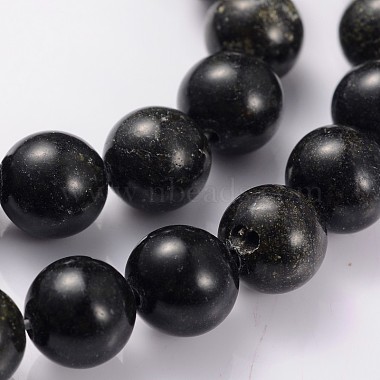 Perles en pierre de serpentine naturelle / dentelle verte(X-GSR8mmC146)-2