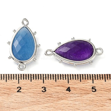 Dyed Natural Jade Connector Charms(G-G012-05P-D)-3