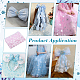 2m Polyester-Schneeflocken-Netzgewebe(DIY-WH0622-388B)-5
