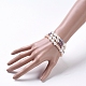 Natural Baroque Pearl Stretch Bracelets(BJEW-JB05059)-4