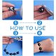 DIY Blank Dome Flat Round Link Connector Making Kit(DIY-UN0003-77A-B)-6