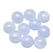 Natural Blue Lace Agate Cabochons, Half Round/Dome, 6x3mm(G-O185-01E-02)