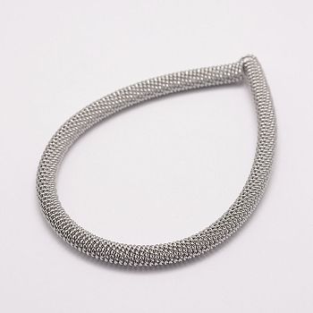 304 Stainless Steel Bracelets Chains, Stainless Steel Color, 7-7/8 inch~8-5/8 inch(200~220mm)