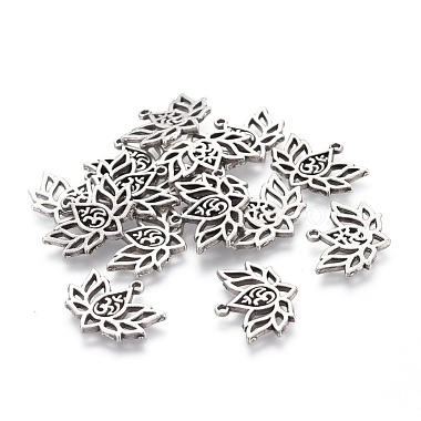 Thai Sterling Silver Plated Flower Alloy Pendants