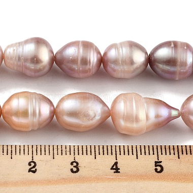 Natural Cultured Freshwater Pearl Beads Strands(PEAR-P062-12C)-5