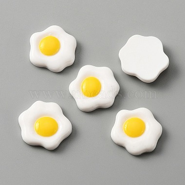 Egg Theme Opaque Resin Cabochons(CRES-WH0010-035E)-2