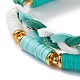 Handmade Polymer Clay Heishi Beads Bracelets Set(X-BJEW-TA00040-03)-6