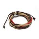 Adjustable Leather Cord Multi-Strand Bracelets(BJEW-M169-09)-2