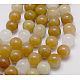 Chapelets de perles en jade jaune naturel(G-G150-8mm-1)-2