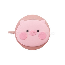 Plastic Tape Measure, Soft Retractable Sewing Tape Measure, for Body, Sewing, Pig, 49mm(PW-WGFF208-08)