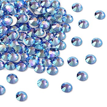 Preciosa&reg MAXIMA Crystal No Hotfix Flatback Stones, Czech Crystal, Dura Foiling, Round(438 11 615 Chaton Rose), 20320 200 Blue Violet AB, SS12(3~3.2mm)