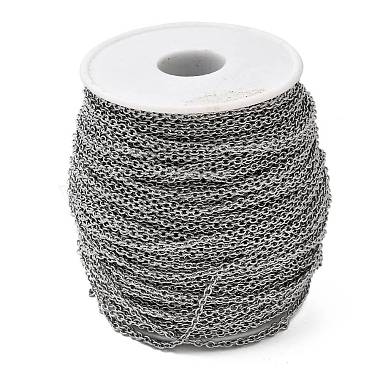 Tarnish Resistant 304 Stainless Steel Cable Chains(CHS-Q001-13-100m)-5