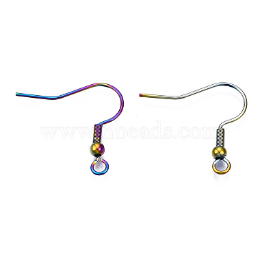 Ion Plating(IP) 304 Stainless Steel French Earring Hooks(STAS-S119-015)-2